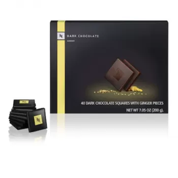 Kockice tamne čokolade sa komadićima đumbira  Nespresso dodaci Nespresso poslastice